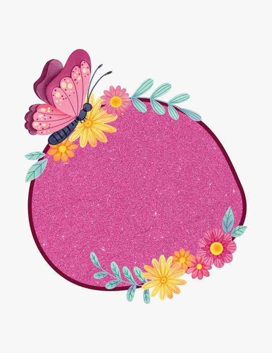 Close-up of soft reflective Blush Pink glitter