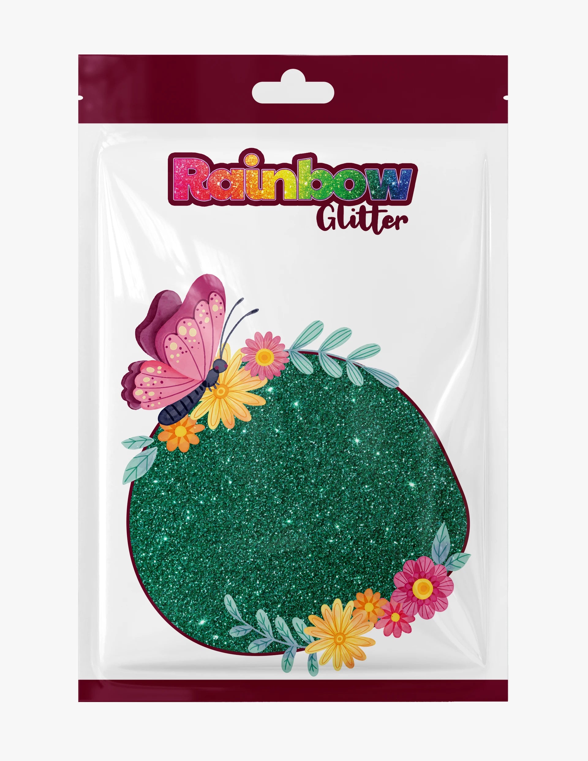 Pack of 7 Rainbow Colours Glitter
