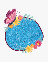 Deep Blue Holographic Macaron Glitter – 50g Refill Bag
