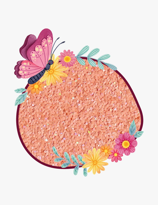 Light Orange Holographic Macaron Glitter – 50g Refill Bag