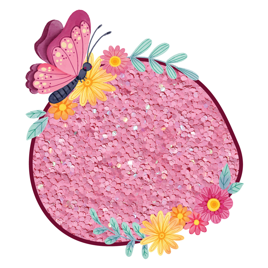 Holographic Macaron Series Light Pink