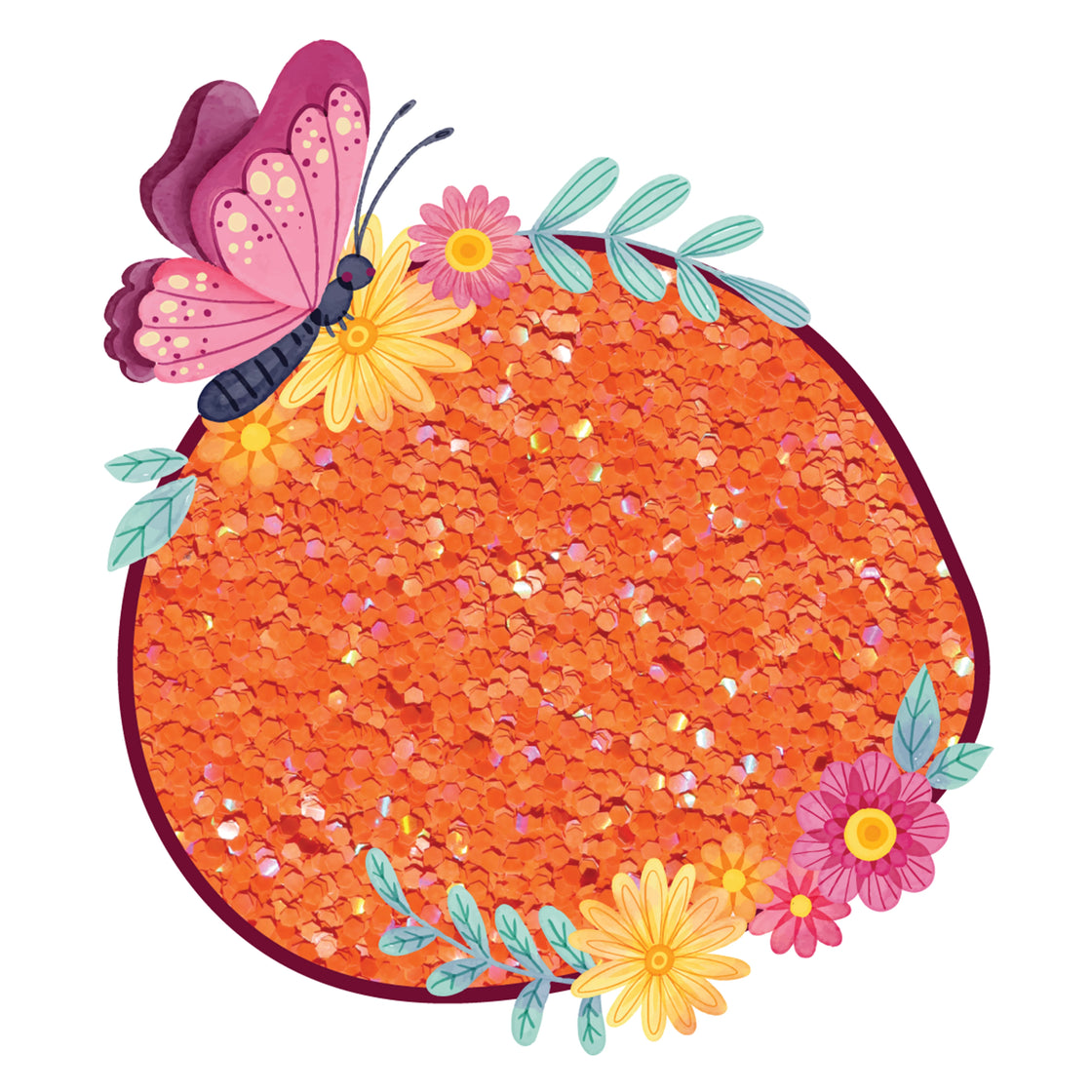 Holographic Macaron Series Orange