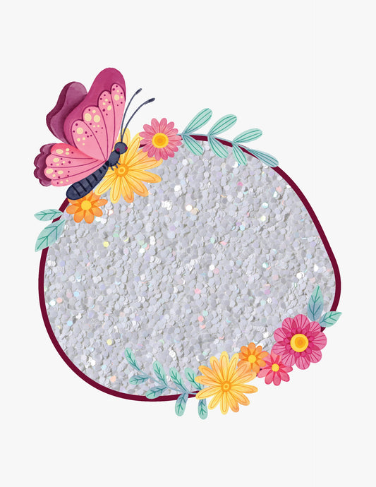 White Holographic Macaron Glitter – 50g Refill Bag