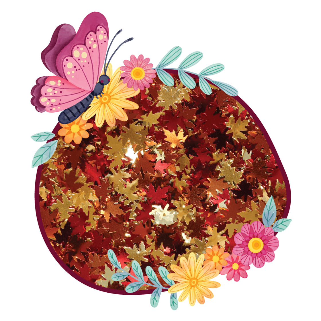 Maple Leaf Glitter