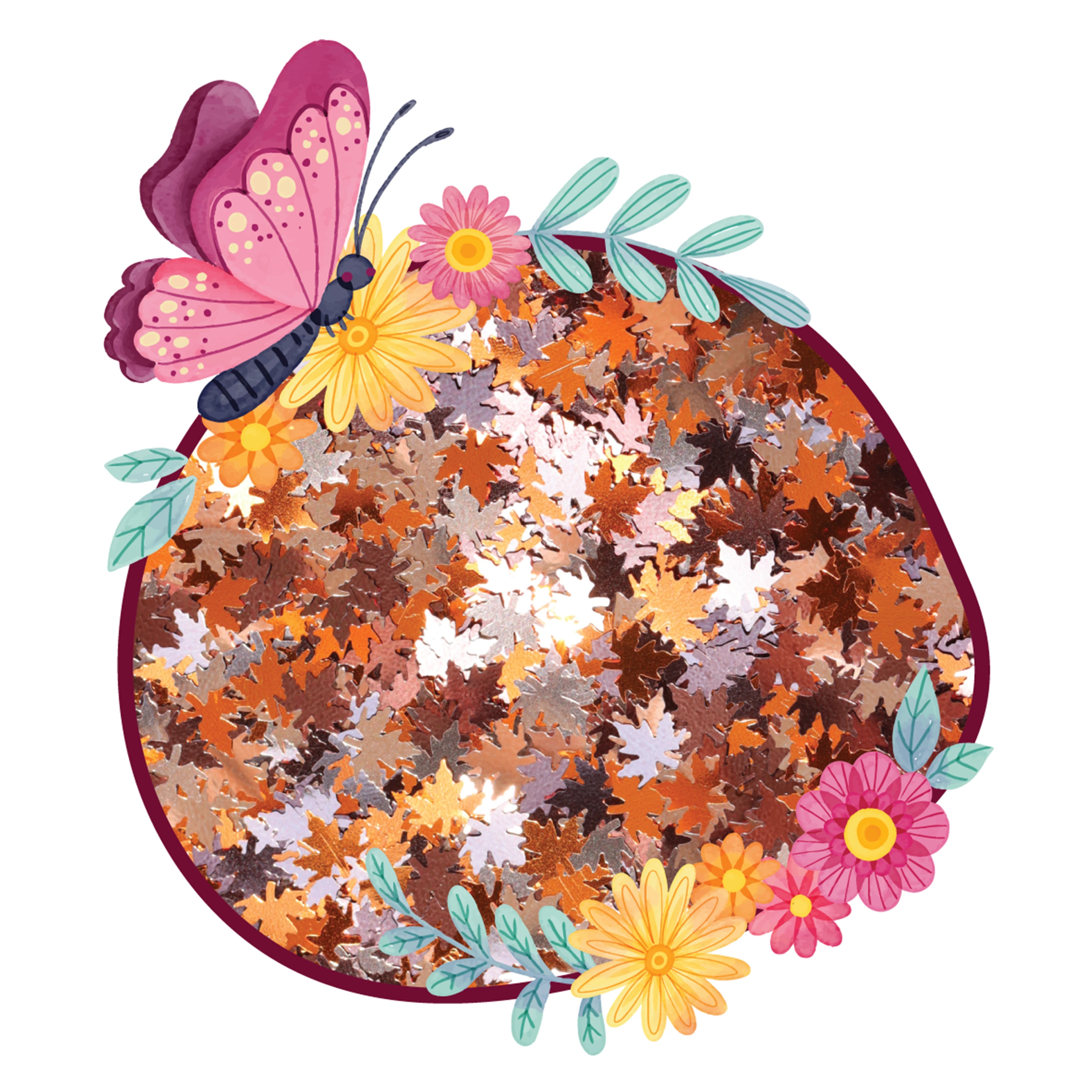 Maple Leaf Glitter