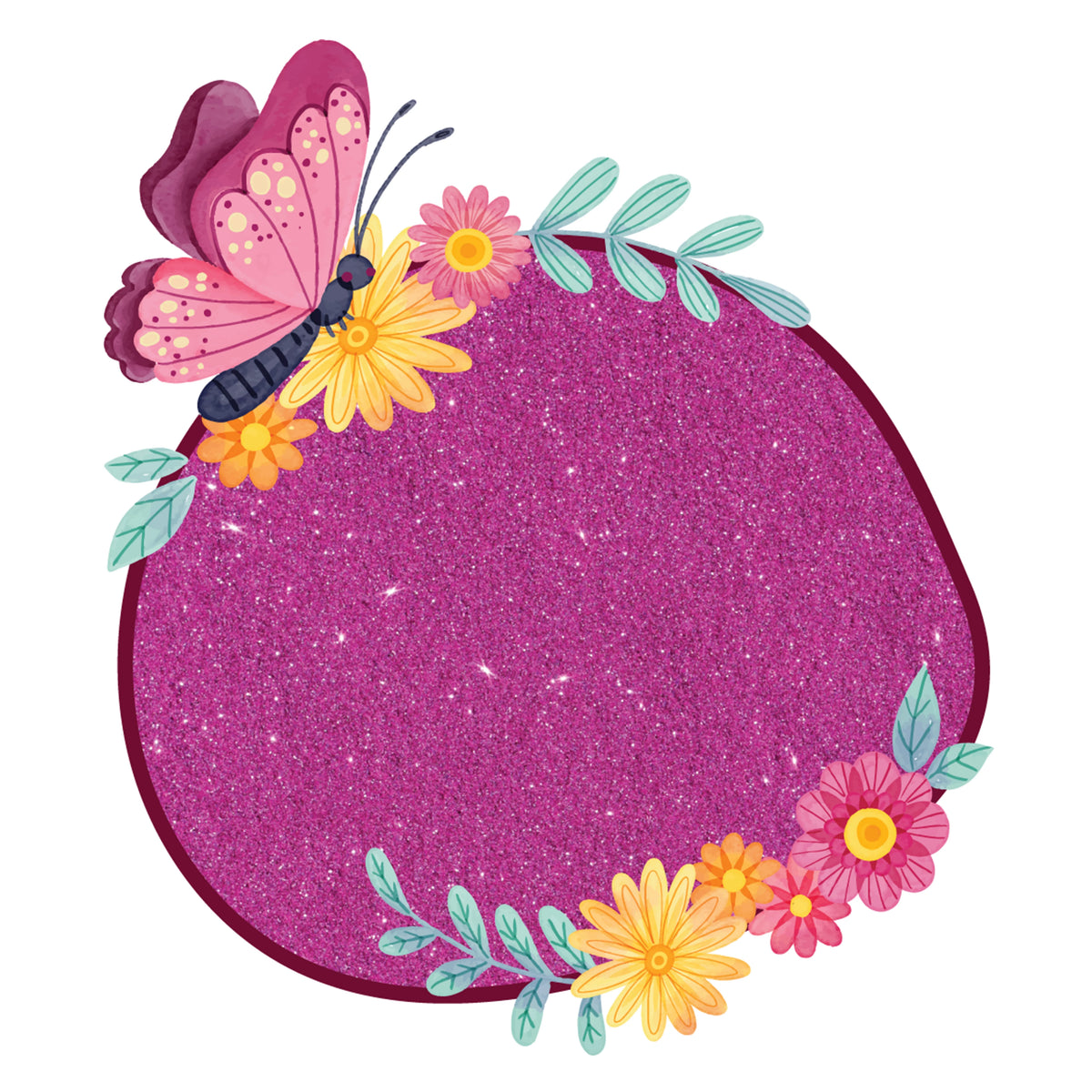 Purple Red Glitter