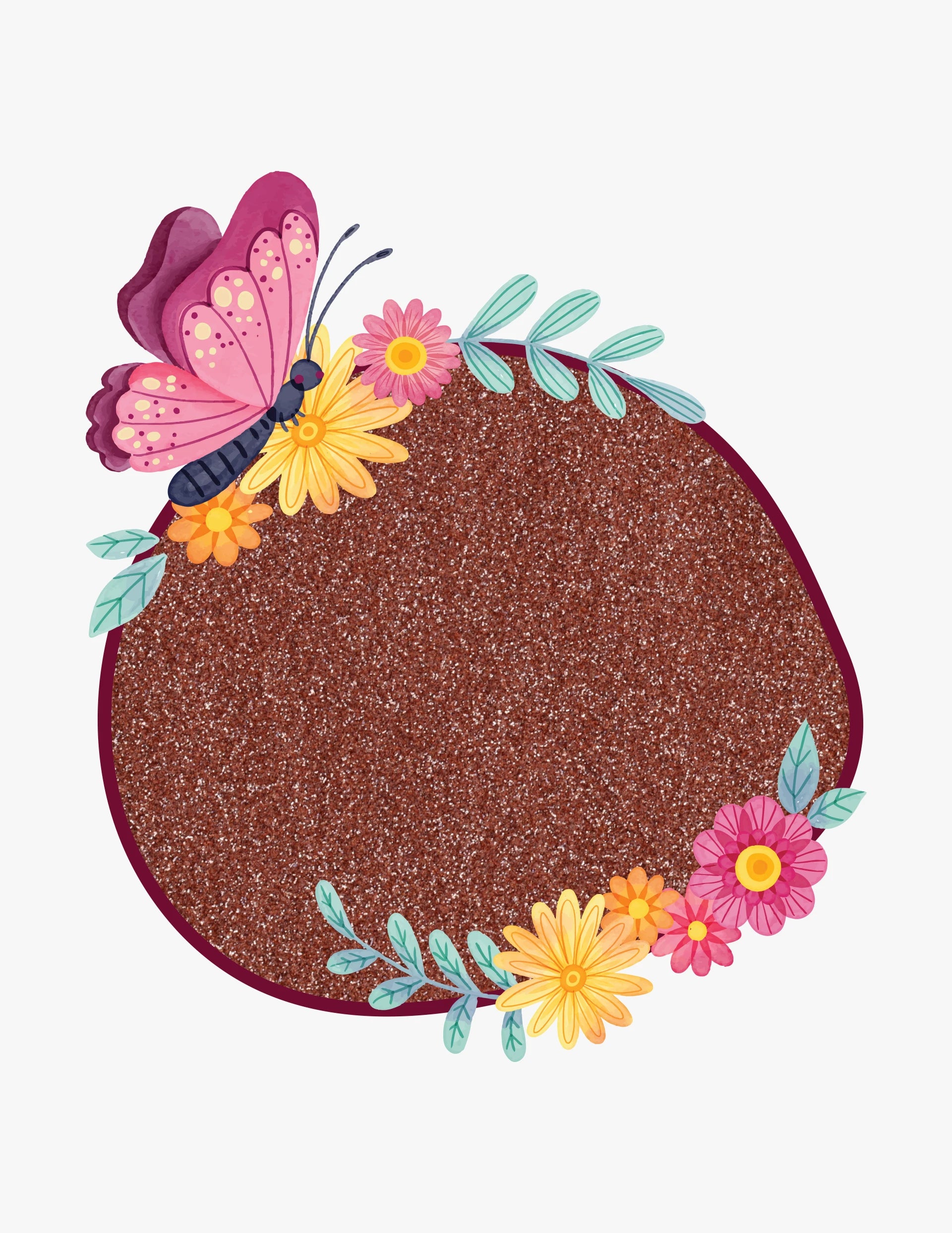 Close up of Rose Gold 1/360 mm craft glitter in refill bag