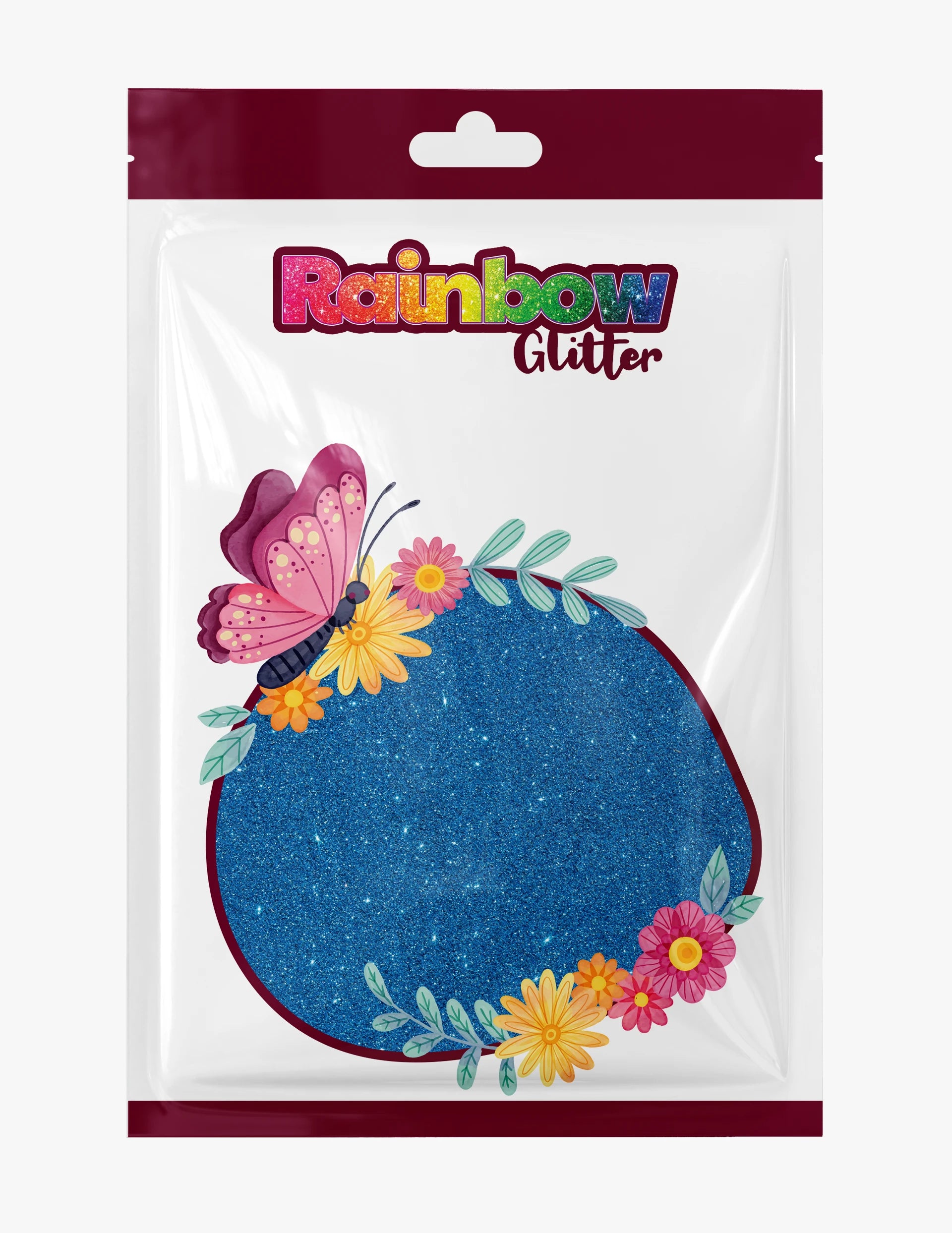 Pack of 7 Rainbow Colours Glitter
