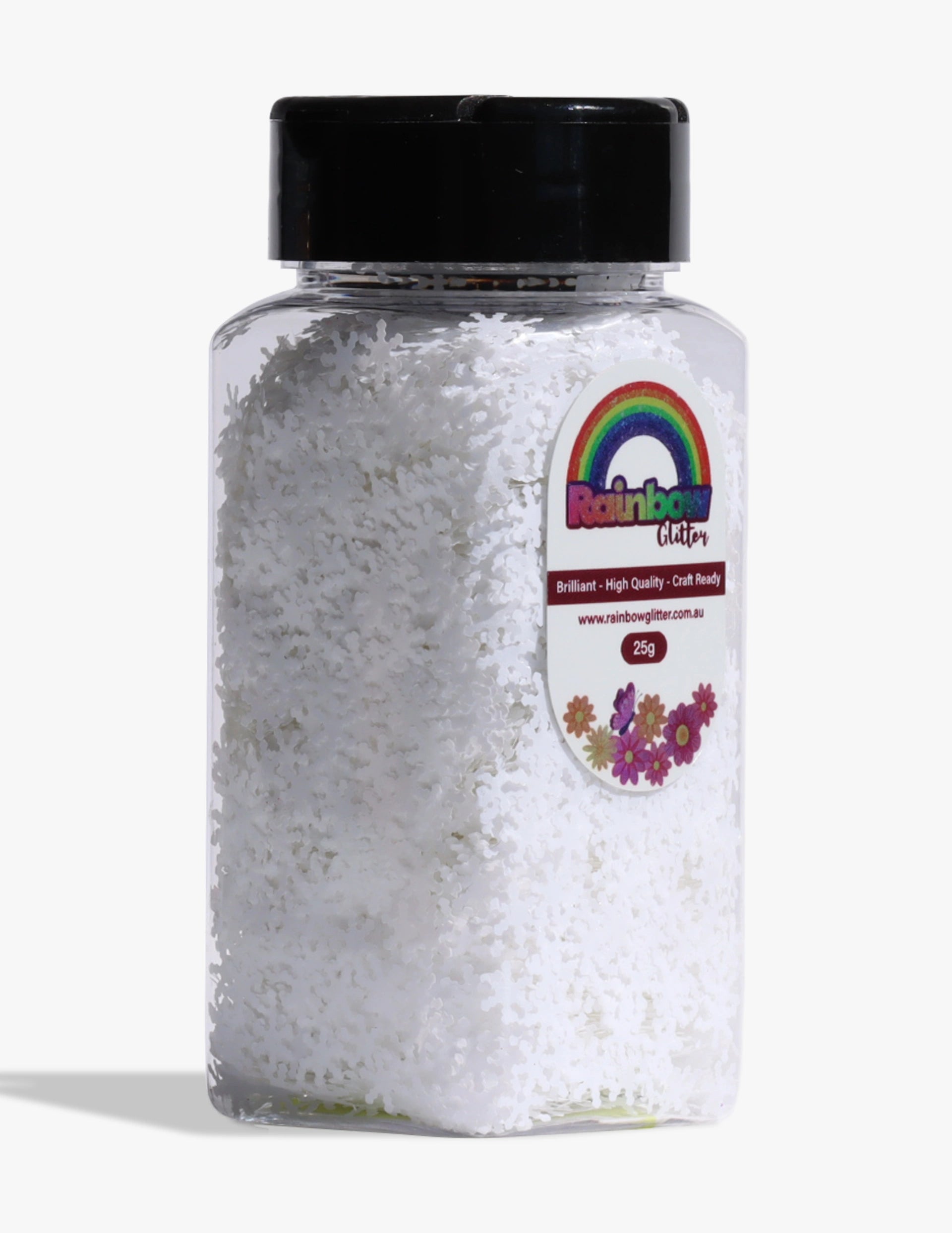 Snowflake Shaped Glitter for Winter Cards and Resin Art