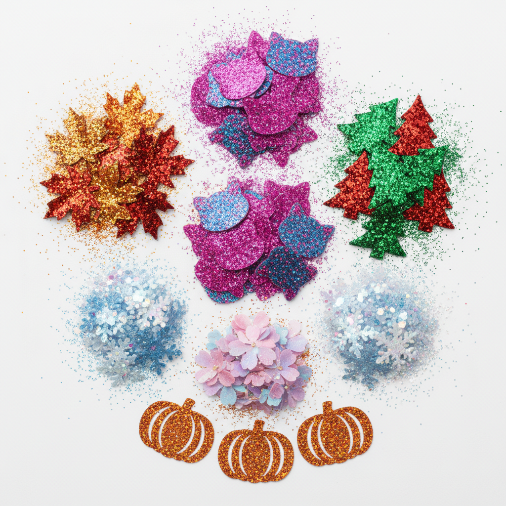Shaped Glitter Bundle – 7 Designs, 350g